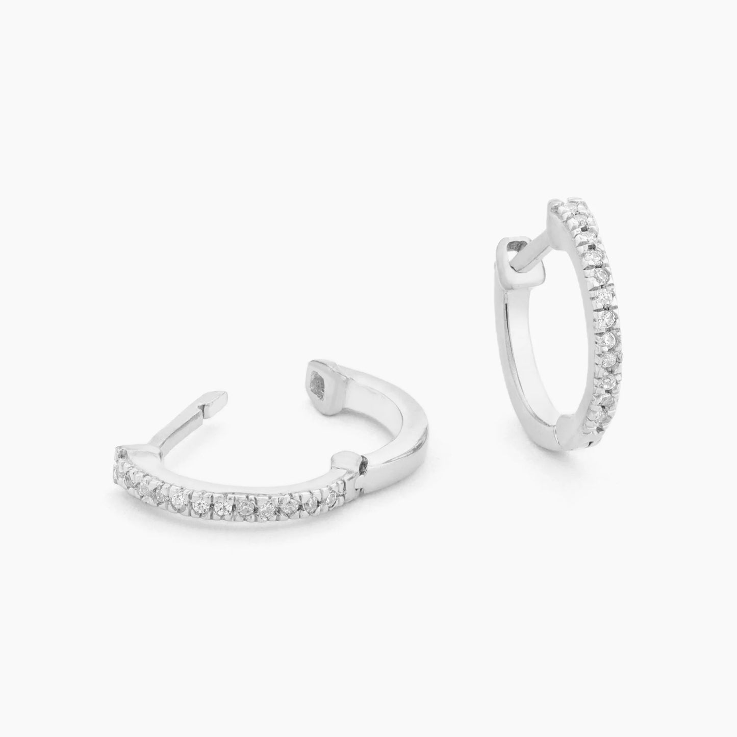 Sliver Half-Hearted Adventure? Never! Hoop Earrings