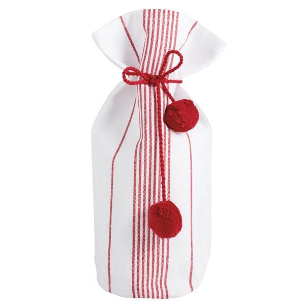 Holiday Cloth Wine Bag