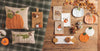 Thanksgiving Bead Embroidered Towel