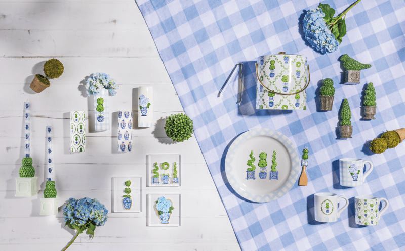 Topiary Round Platter