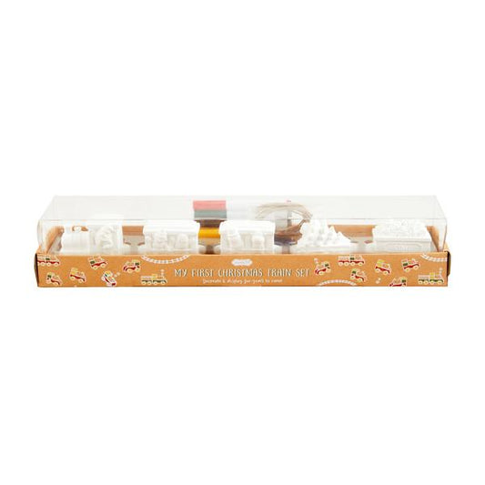 Christmas Color-Me Train or Village Set