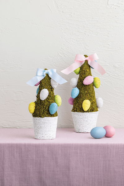 Moss Easter Egg Tree