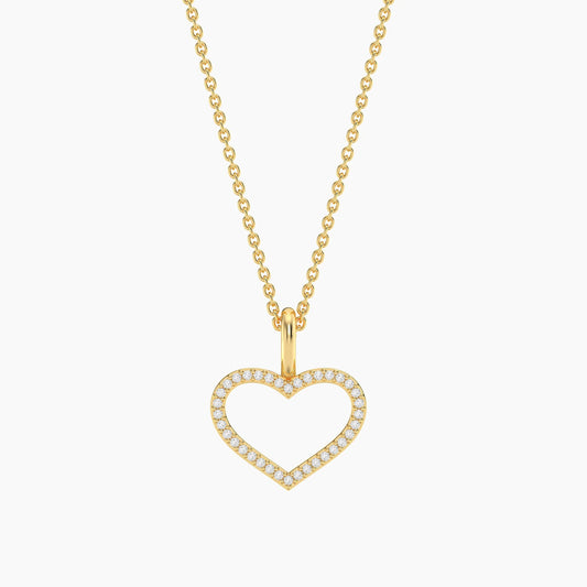 Gold True Love Always Pendant Necklace