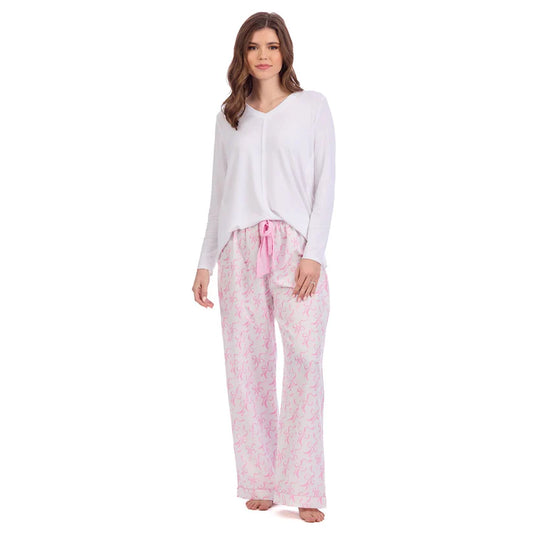Pink Bow Pajama Pants