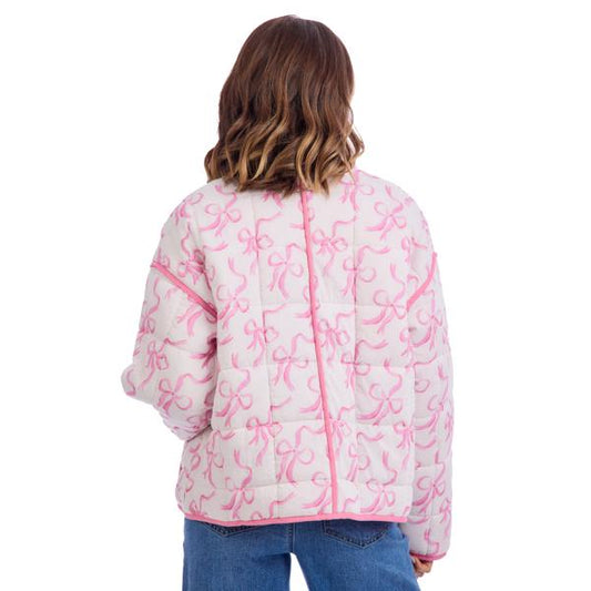 White Cher Print Jacket