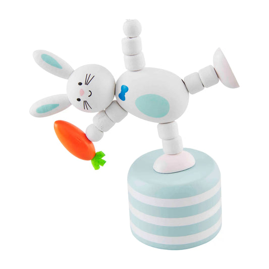 Blue Bunny Collapsing Toy