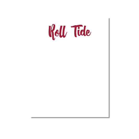 Collegiate Spirit Notepads: Roll Tide - Alabama