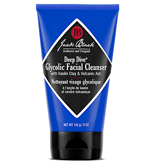 Jack Black Deep Dive® Glycolic Facial Cleanser with Kaolin Clay & Volcanic Ash 5oz