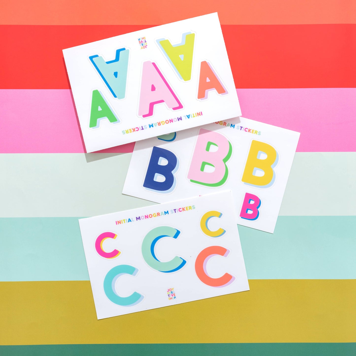 Individual Alphabet Stickers