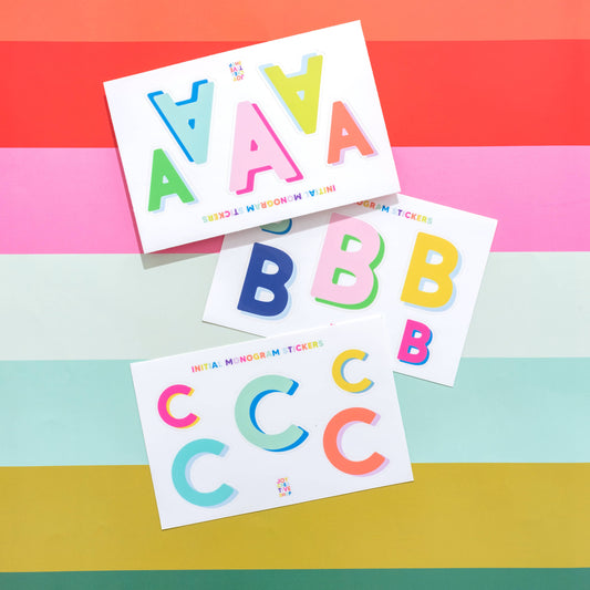 Individual Alphabet Stickers