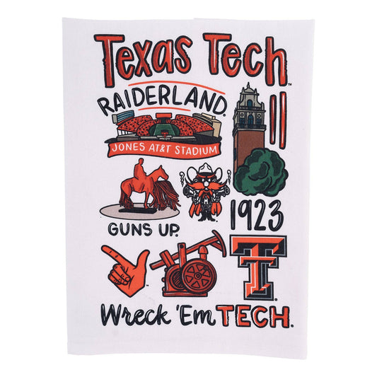 Texas Tech Icon Tea Towel