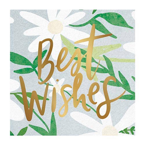 Best Wishes Cocktail Napkin