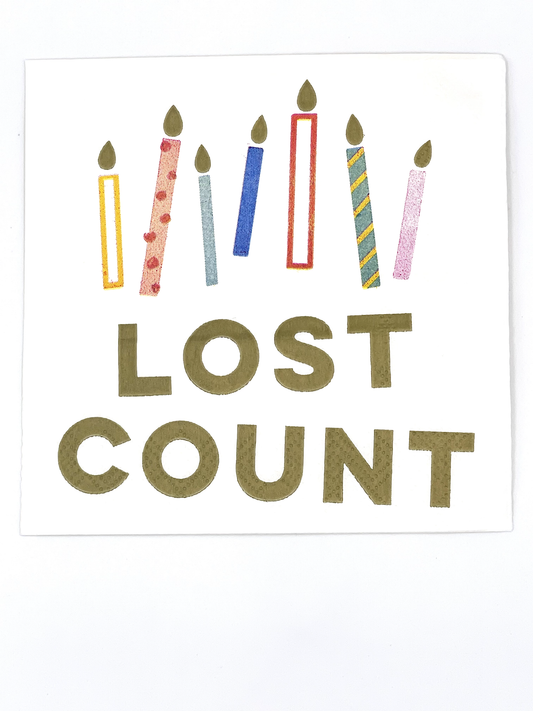 Lost Count Cocktail Napkins