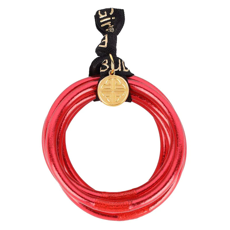 Red All Weather Bangles®, set of 6, Large