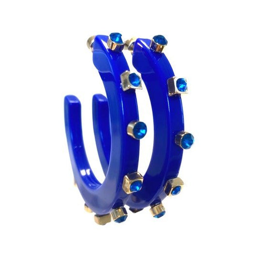City Girl Hoop-Indigo Blue