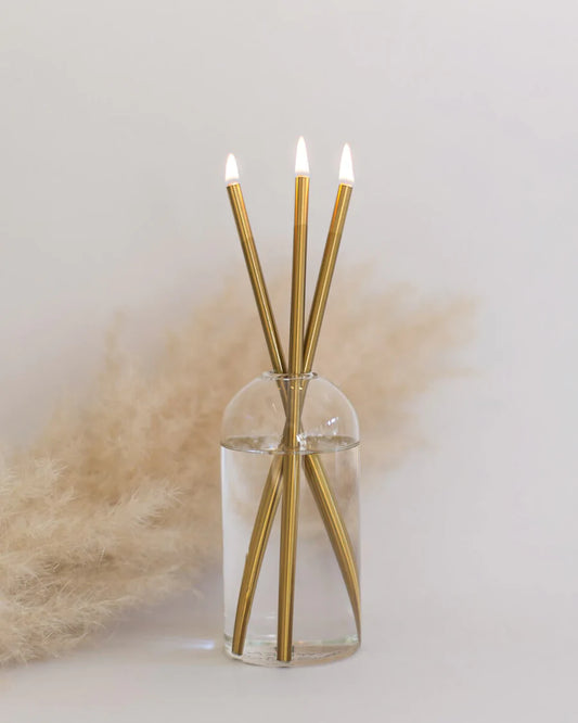 Everlasting Candle Clear Vase