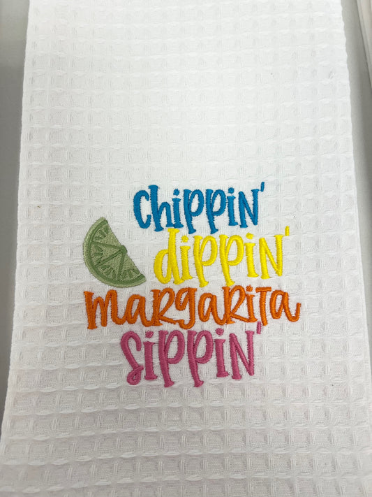 Chippin Dippin Tea Towel