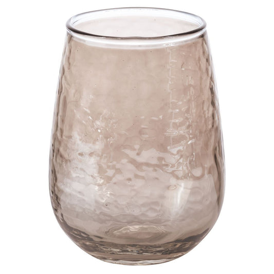 Lustre Amber Stemless Wine Glass