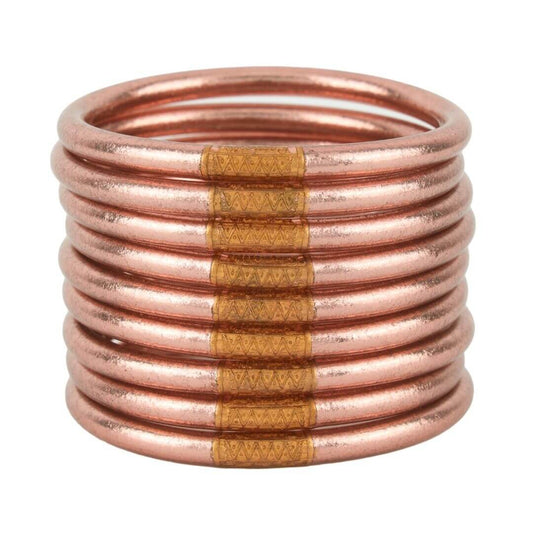 AWB Rose Gold All Weather Bangles®, set of 9