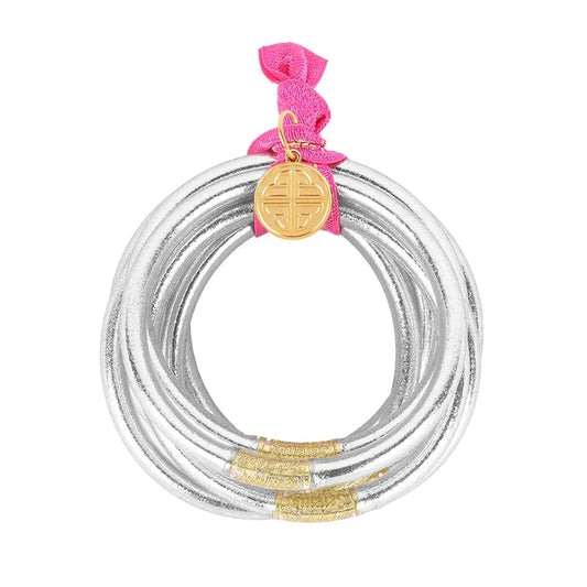 Silver All Weather BanglesĀ®, set of 9