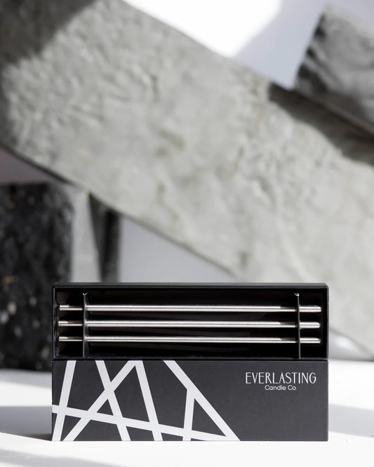 Everlasting Candle Silver Sticks