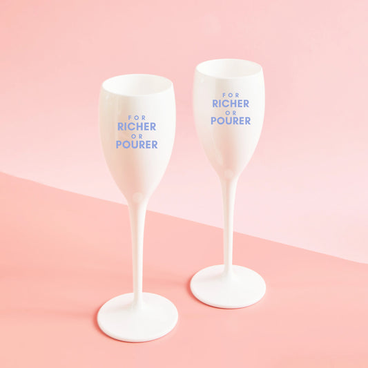 For Richer or Pourer Champagne Flute