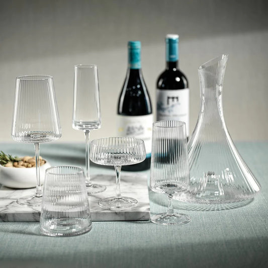 Fluted Textured Decanter