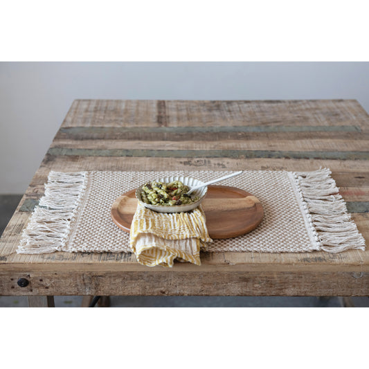 Two sided hand woven