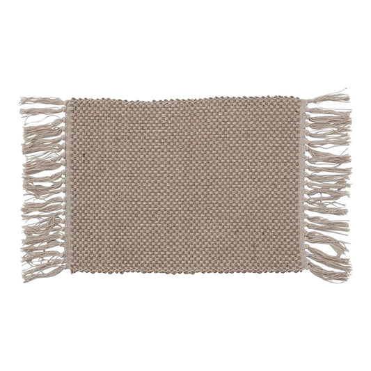 Two sided hand woven