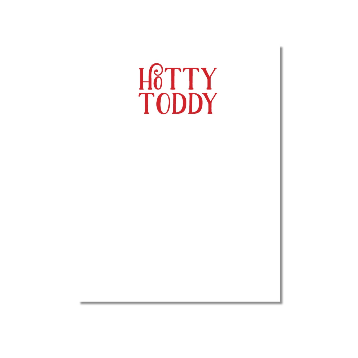 Collegiate Spirit Notepads: Hotty Toddy - Ole Miss