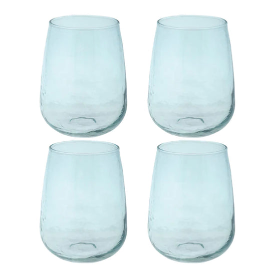 Lustre Teal Stemless Wine Glass