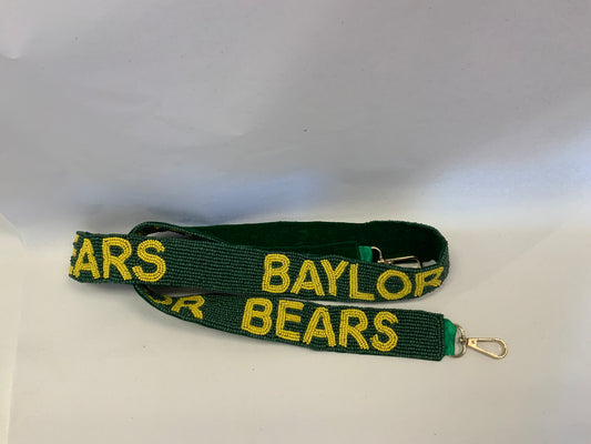 Beaded Purse Strap Baylor Bears