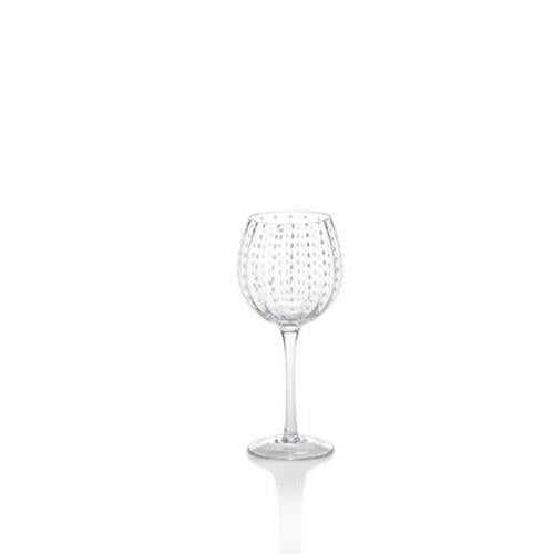 Portofino White Dot Wine Goblet